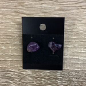 Earring-Amethyst Studs