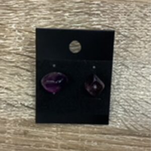 Earrings-Amethyst Studs