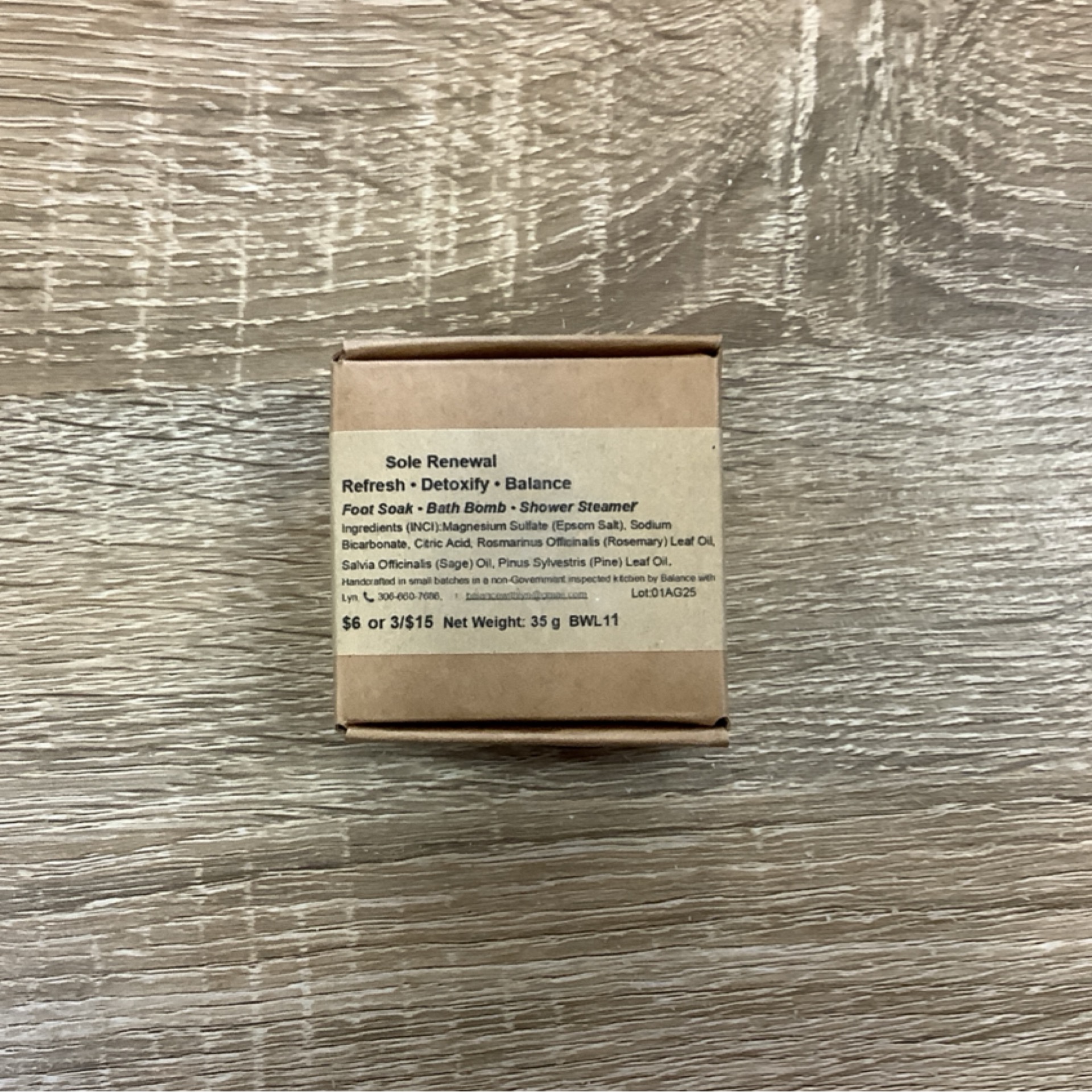Hand Crafted Products - Sole Renewal