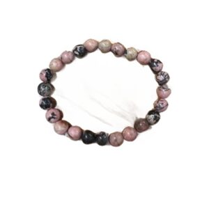 Black Lace Rhodonite Bracelet